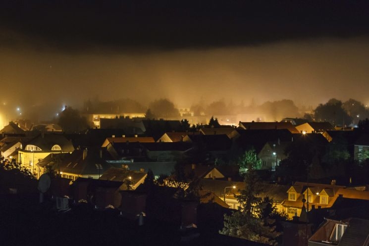 Köd Nagykanizsa felett