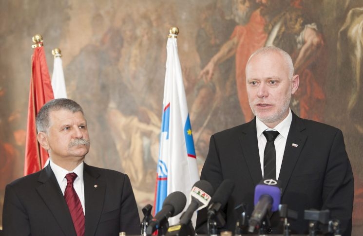 Sárváron találkozott egymással a magyar és a szlovén házelnök Sárváron találkozott egymással a magyar és a szlovén házelnök