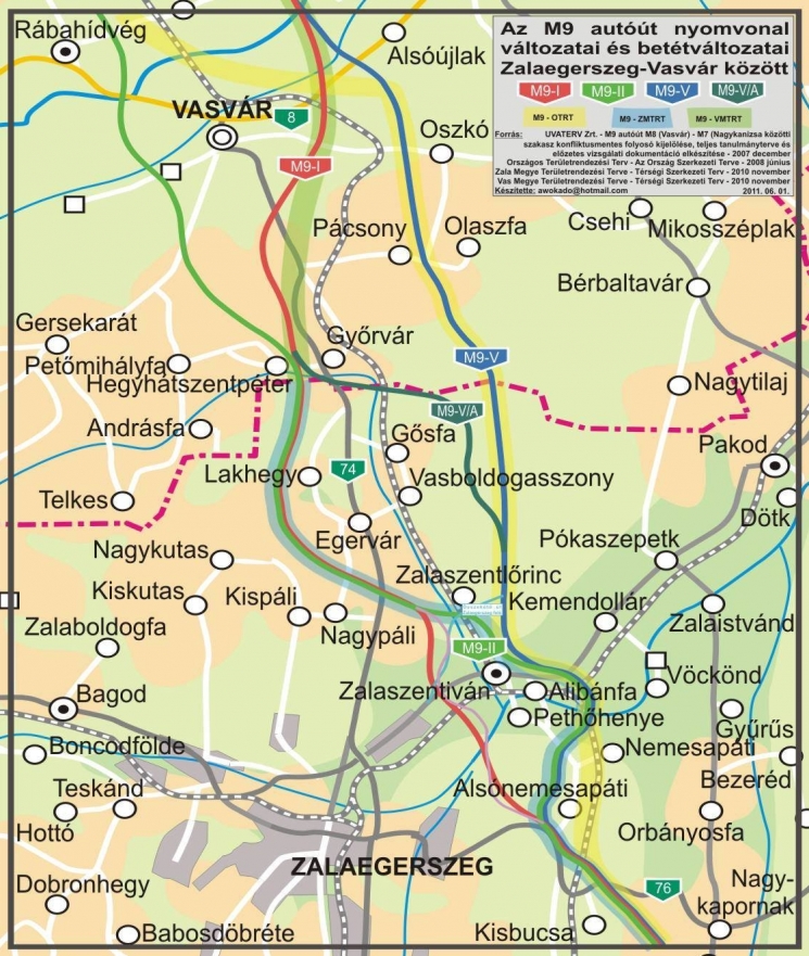 M9 Vasvár Zalaegerszeg