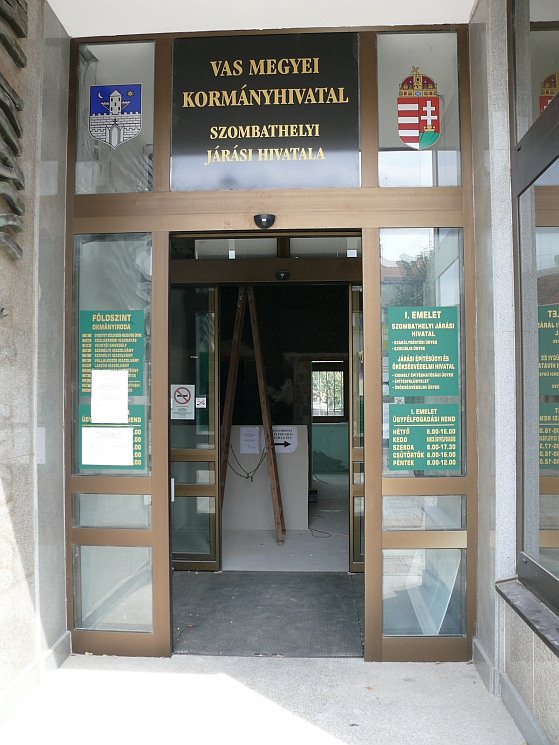 Szombathely, Bejczy utcai okmányiroda Szombathely, Bejczy utcai okmányiroda