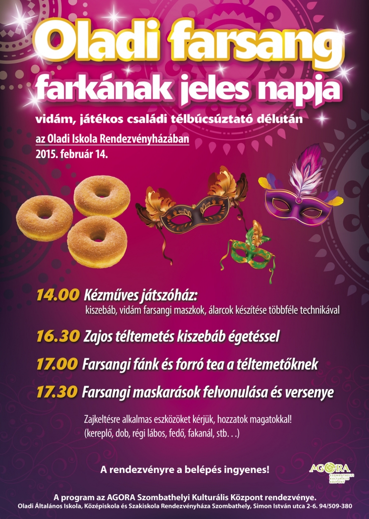 Oladi farsang - játékos családi télbúcsúztató 