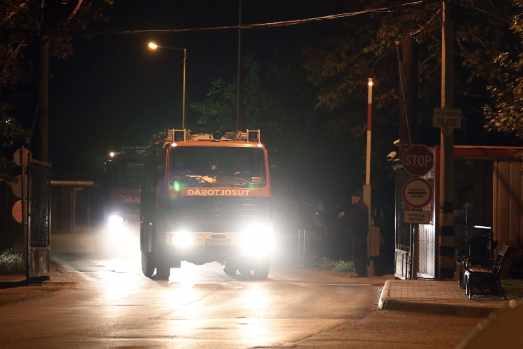 Tűz volt a Péti Nitrogénművekben Tűz volt a Péti Nitrogénművekben
