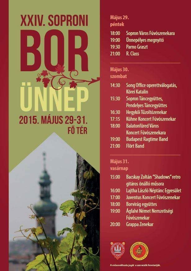 Zajlik a XXIV. Soproni Borünnep. Zajlik a XXIV. Soproni Borünnep.
