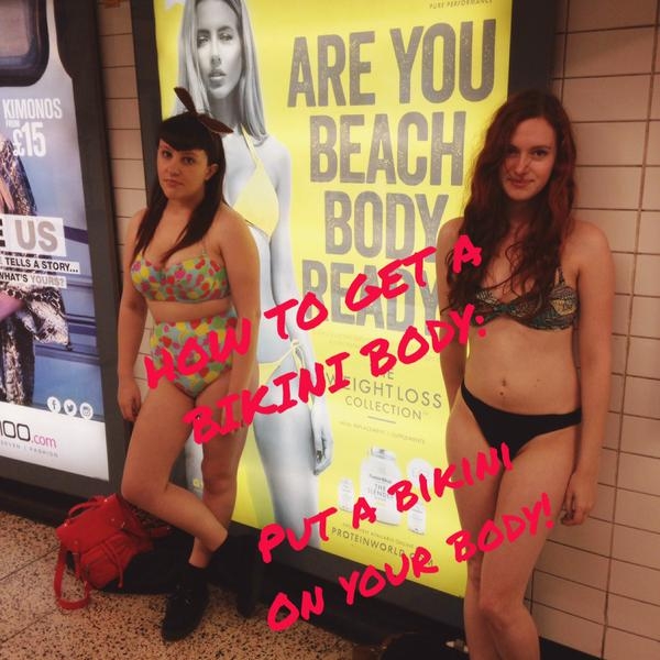 Kiakadtak nők az új bikinis óriásplakáton