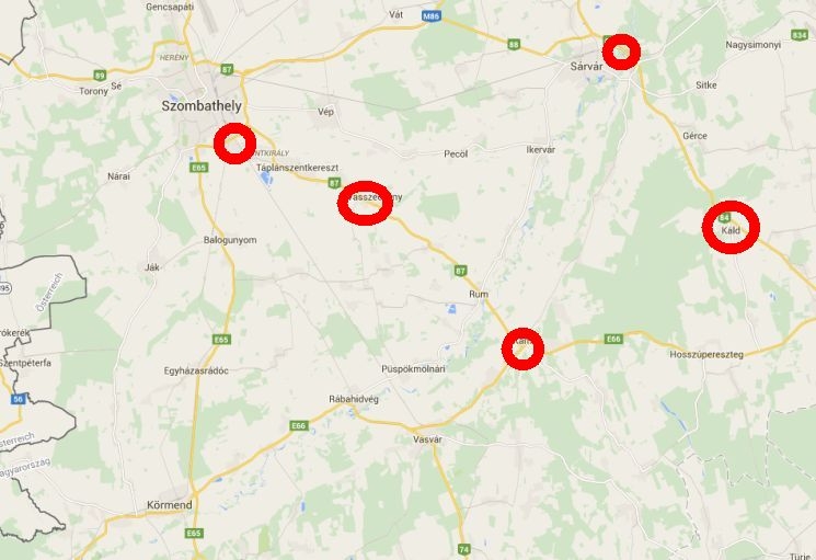 Itt lesznek Vas megyei telepített traffipaxok?