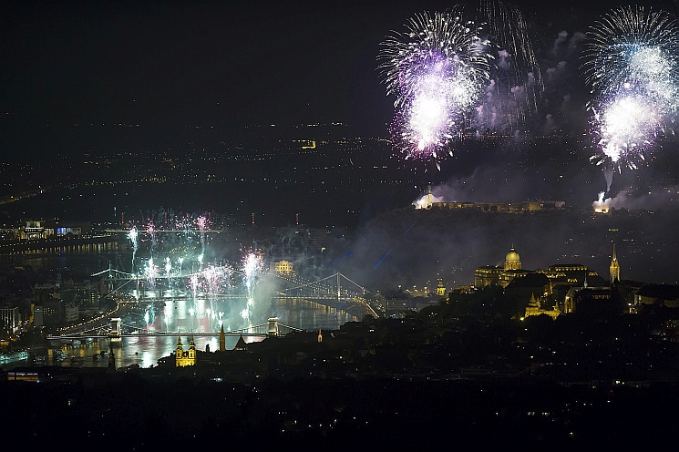 Az augusztus 20-i budapesti tűzijáték képei