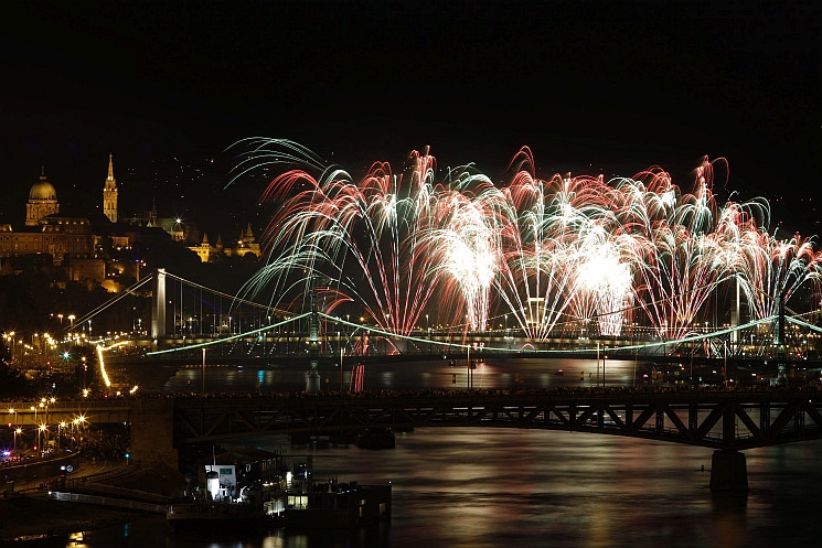 Az augusztus 20-i budapesti tűzijáték képei