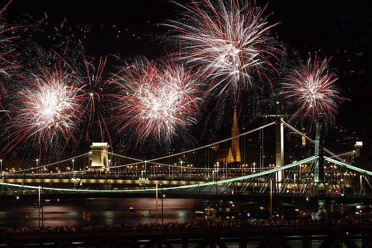 Az augusztus 20-i budapesti tűzijáték képei
