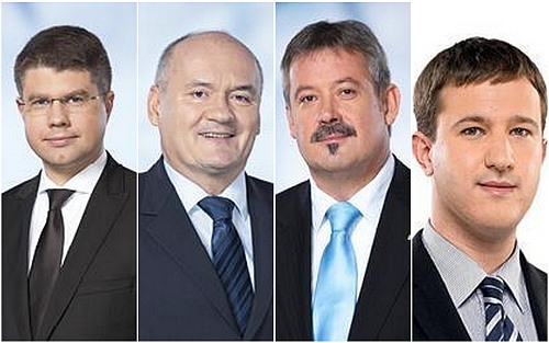 Ágh Péter, Hende Csaba, V. Németh Zsolt, Bana Tibor