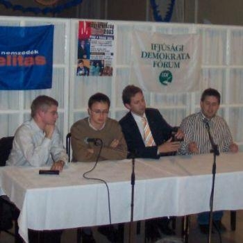 Ágh Péter, Szijjártó Péter, Almássy Kornél és Marton Zsolt