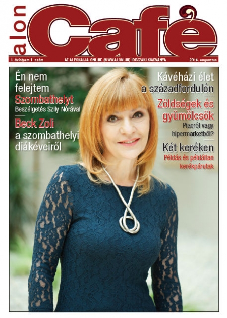 Alon Café 2014. augusztus címlap