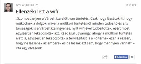 Hangosra, de kis létszámúra sikerült a közfelháborodás Szombathelyen