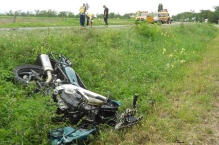 Halálos motoros baleset Győr megyében Halálos motoros baleset Győr megyében