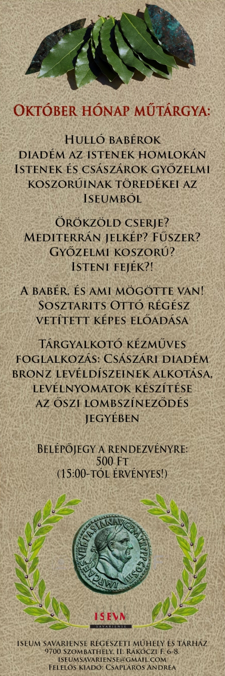 MűTárgyEset az Iseumban MűTárgyEset az Iseumban