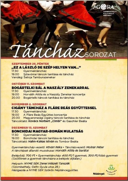 Táncházsorozat az Agorában Táncházsorozat az Agorában
