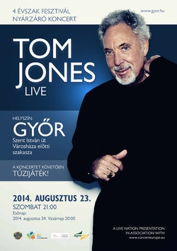Tom Jones koncert Győrben