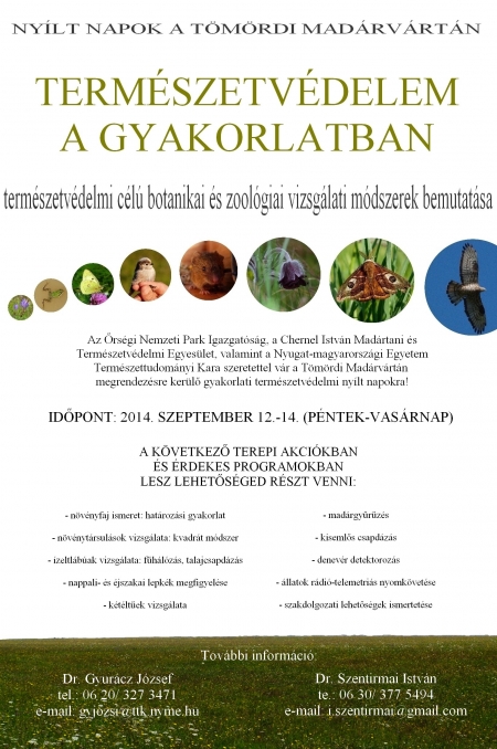 Nyílt napok a tömördi madárvártán