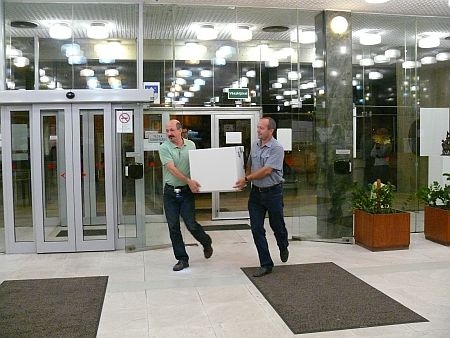 A választási központ