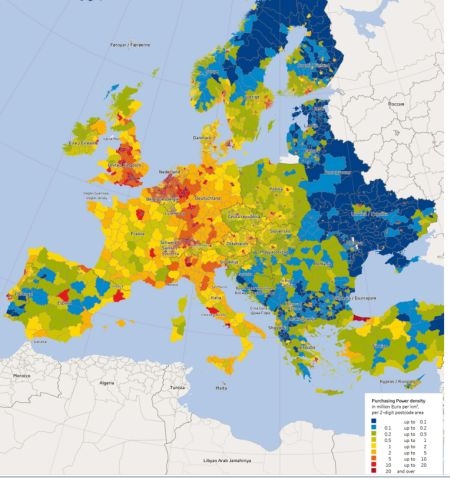 Vásárlóerő Európában