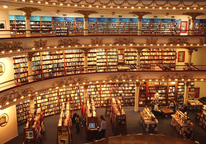 El Ateneo könyvesbolt, Buenos Aires, Argentína  