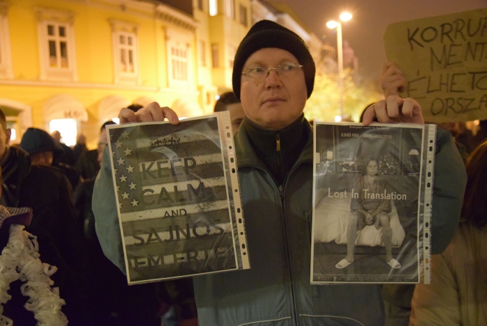 Újabb fotók a szombathelyi Közfelháborodás-napi tüntetésről