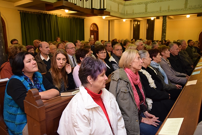 Mészáros János Elek jótékonysági koncertet adott a szombathelyi református templomban