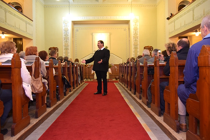 Mészáros János Elek jótékonysági koncertet adott a szombathelyi református templomban