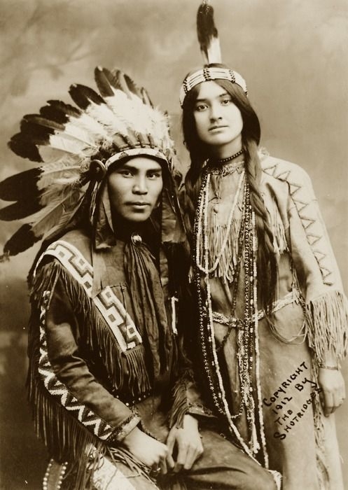 Indián házaspár 1912-ből