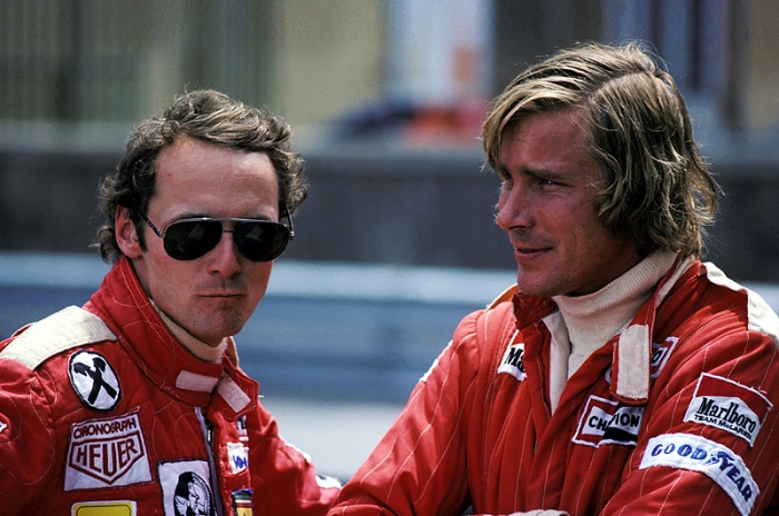 Niki Lauda és James Hunt 1976-ban