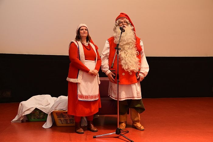 A finnországi Mikulás Szombathelyt is meglátogatta