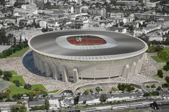 A Puskás Ferenc stadion látványterve A Puskás Ferenc stadion látványterve